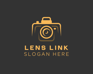 Camera Lens Photography logo design