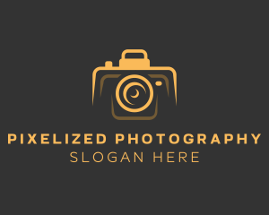 Camera Lens Photography logo design