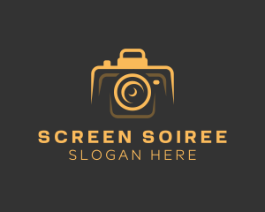 Camera Lens Photography logo design