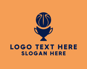 Simple - Simple Basketball Trophy logo design