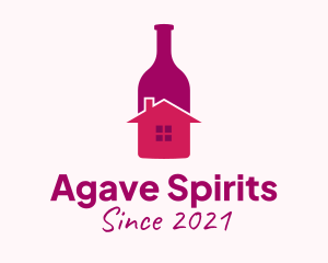House Wine Bottle logo