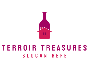 House Wine Bottle logo