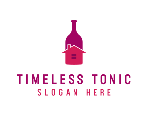 House Wine Bottle logo