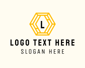 Startup Hexagon Business logo