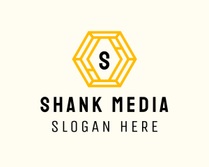 Startup Hexagon Business logo design