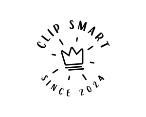 Hand Drawn Crown logo design