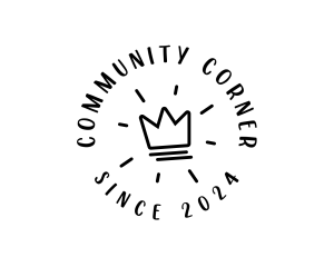 Hand Drawn Crown logo design