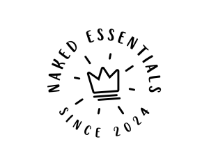 Hand Drawn Crown logo design