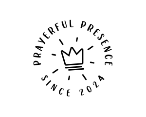 Hand Drawn Crown logo design