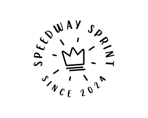 Hand Drawn Crown logo design