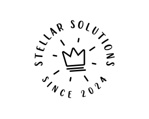 Hand Drawn Crown logo design