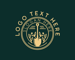 Landscaping Garden Shovel logo