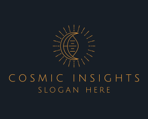 Tarot Moon Astrology logo design