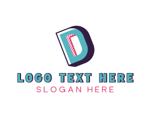 Digital Corporate Letter D logo