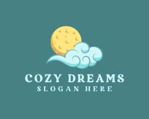 Night Cloud Moon logo design