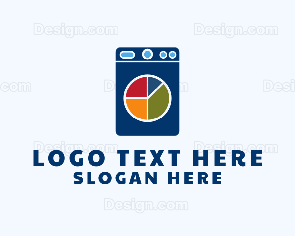 Laundry Pie Chart Logo