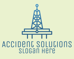 Blue Signal Tower logo design