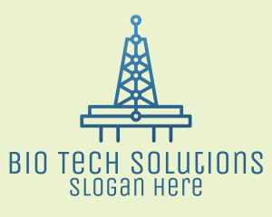 Blue Signal Tower logo design