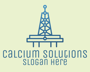 Blue Signal Tower logo design