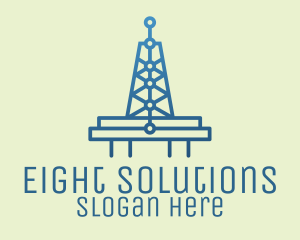 Blue Signal Tower logo design