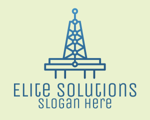 Blue Signal Tower logo design