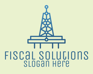 Blue Signal Tower logo design