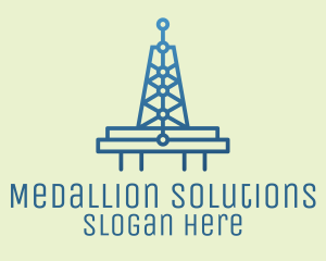 Blue Signal Tower logo design