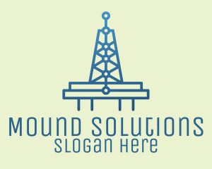 Blue Signal Tower logo design