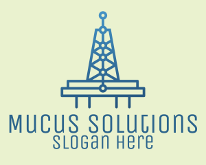 Blue Signal Tower logo design