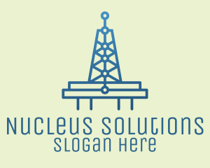 Blue Signal Tower logo design