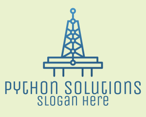 Blue Signal Tower logo design