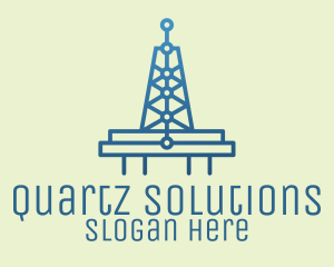 Blue Signal Tower logo design