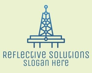 Blue Signal Tower logo design