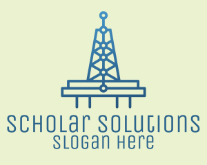 Blue Signal Tower logo design