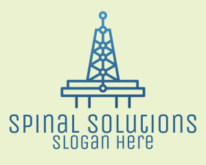 Blue Signal Tower logo design