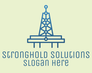 Blue Signal Tower logo design