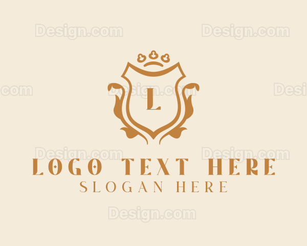 Elegant Luxury Shield Ornate Logo