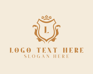 Elegant Luxury Shield Ornate logo