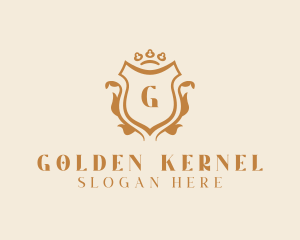 Elegant Luxury Shield Ornate logo design