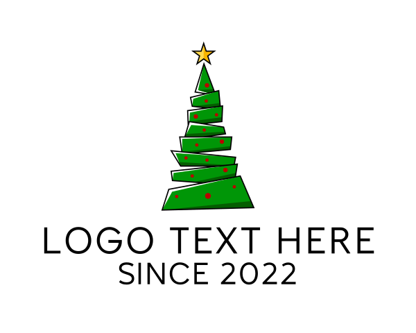Christmas Tree logo example 4