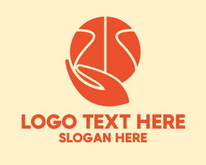 Basketball Player Hand  logo