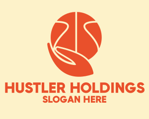 Basketball Player Hand  logo design