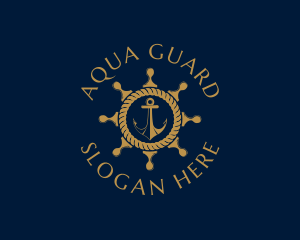 Luxury Seaman Badge logo design