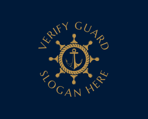 Luxury Seaman Badge logo design