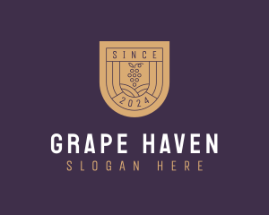 Grape Wine Vineyard logo