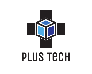 Plus Cube logo design