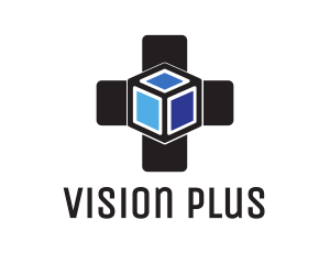 Plus Cube logo design