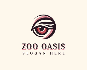 Zoo Wildlife Eye logo design