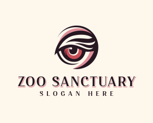 Zoo Wildlife Eye logo design