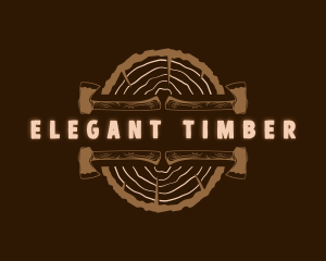 Lumberjack Wood Axe logo